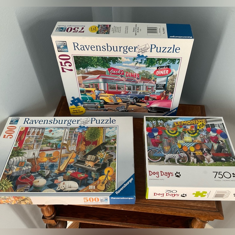 Jake’s diner, Dog Days, Music Room puzzles